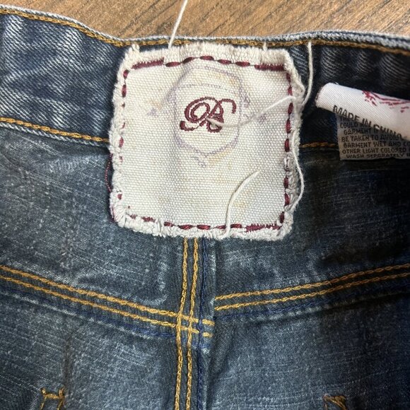 Brooklyn Xpress Men's Y2K Grunge Distressed Baggy Jeans Size 38 - Picture 7 of 12